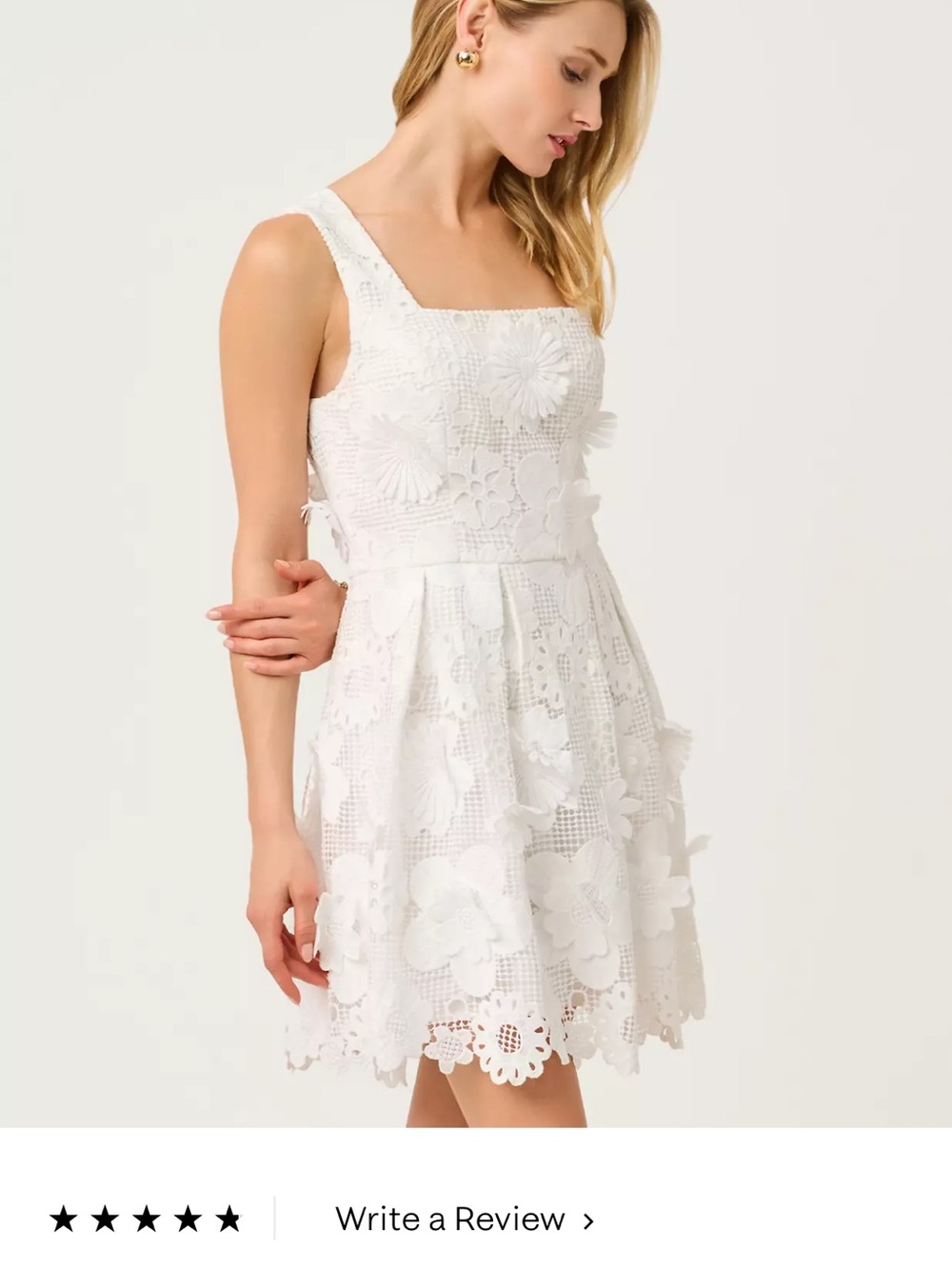 Lilly Pulitzer size 12 NWT Cindy skirted romper Floral Appliqué Sleeveless Dress